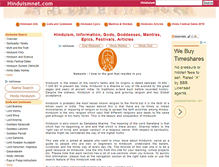 Tablet Screenshot of hinduismnet.com